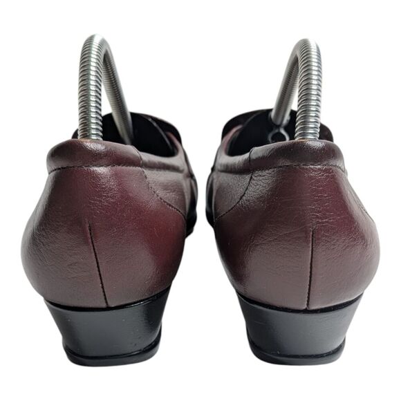 SAS Easier Tripad Comfort Dress Loafers Burgundy Leather Slip On USA Shoes, 10 - Picture 9 of 13